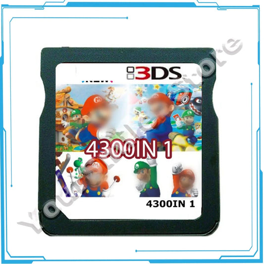 3DS NDS Game Card Combined Card 4300IN1 NDS Card NDS Cassette Handheld Game Cardbirthday Gift Toys Bare Card Packaging